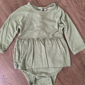 Spearmint love skirted bodysuit
